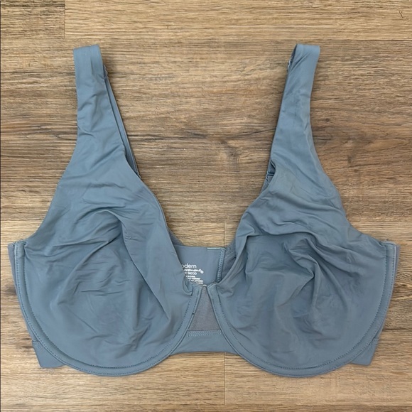 Modern Movement Other - Modern Movement Comfortably Cool  Underwire Full Coverage Gray Blue Bra